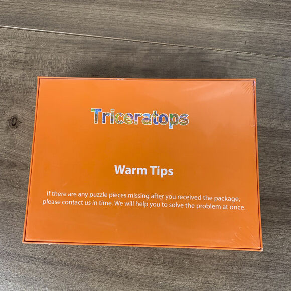 Jigsaw Puzzles for Kids Adults 150 Pieces Unique Shaped Dinasour Triceratop - Picture 10 of 11